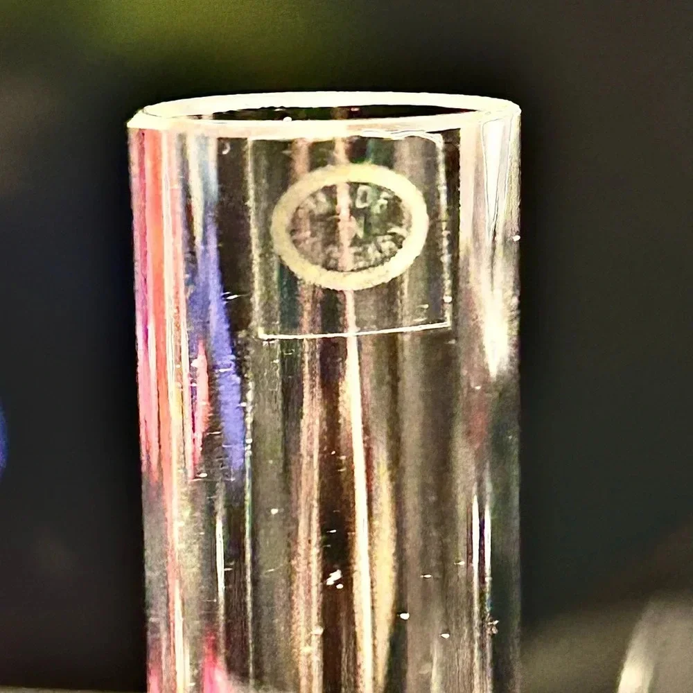 Vintage - Designs‎ Clear Glass Bud Vase 12 inches tall
